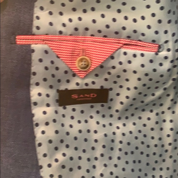 Men’s SAND linen sport coat - Picture 4 of 7